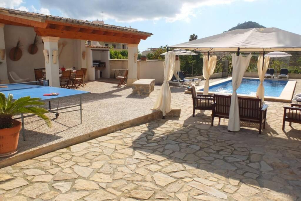 Villa Maria, Bonita Casa Con Jardin Y Piscina Privada En Андрач Екстер'єр фото
