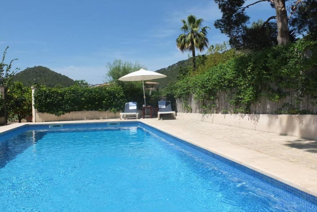 Villa Maria, Bonita Casa Con Jardin Y Piscina Privada En Андрач Екстер'єр фото